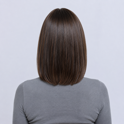 Clara | Dark Brown Human Hair Wig