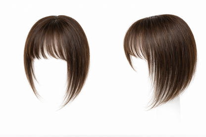 Kaelyss Mini Human Hair Topper – Bangs & Front Coverage