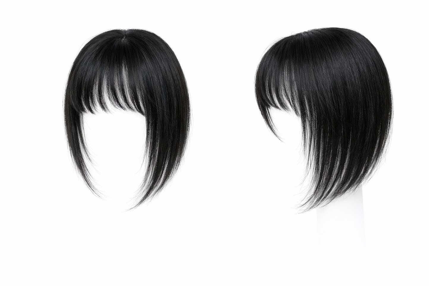 Kaelyss Mini Human Hair Topper – Bangs & Front Coverage