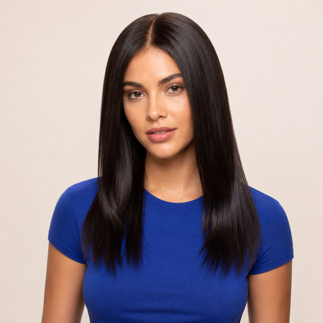 Sara | Soft Black Human Hair Wig